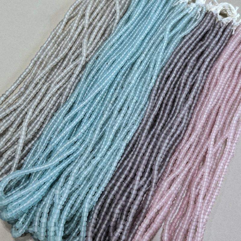 (aksesoris murah) MANIK INDOPASIFIC TRANSPARAN / MANIK MANIK / MANIK BAHAN / MANIK KACA / MANIK JOMB