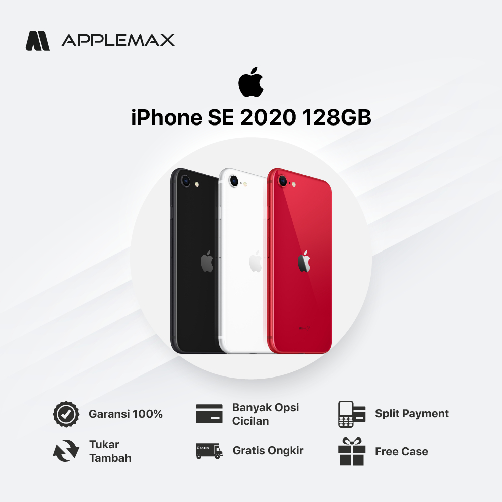 iPhone SE 2020 128GB Second Original Fullset - Bisa Cicilan Mahasiswa