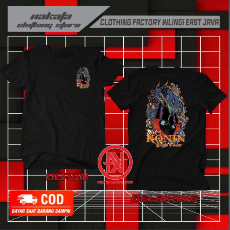 kaos Kolibri ninja,konin,kicaumania