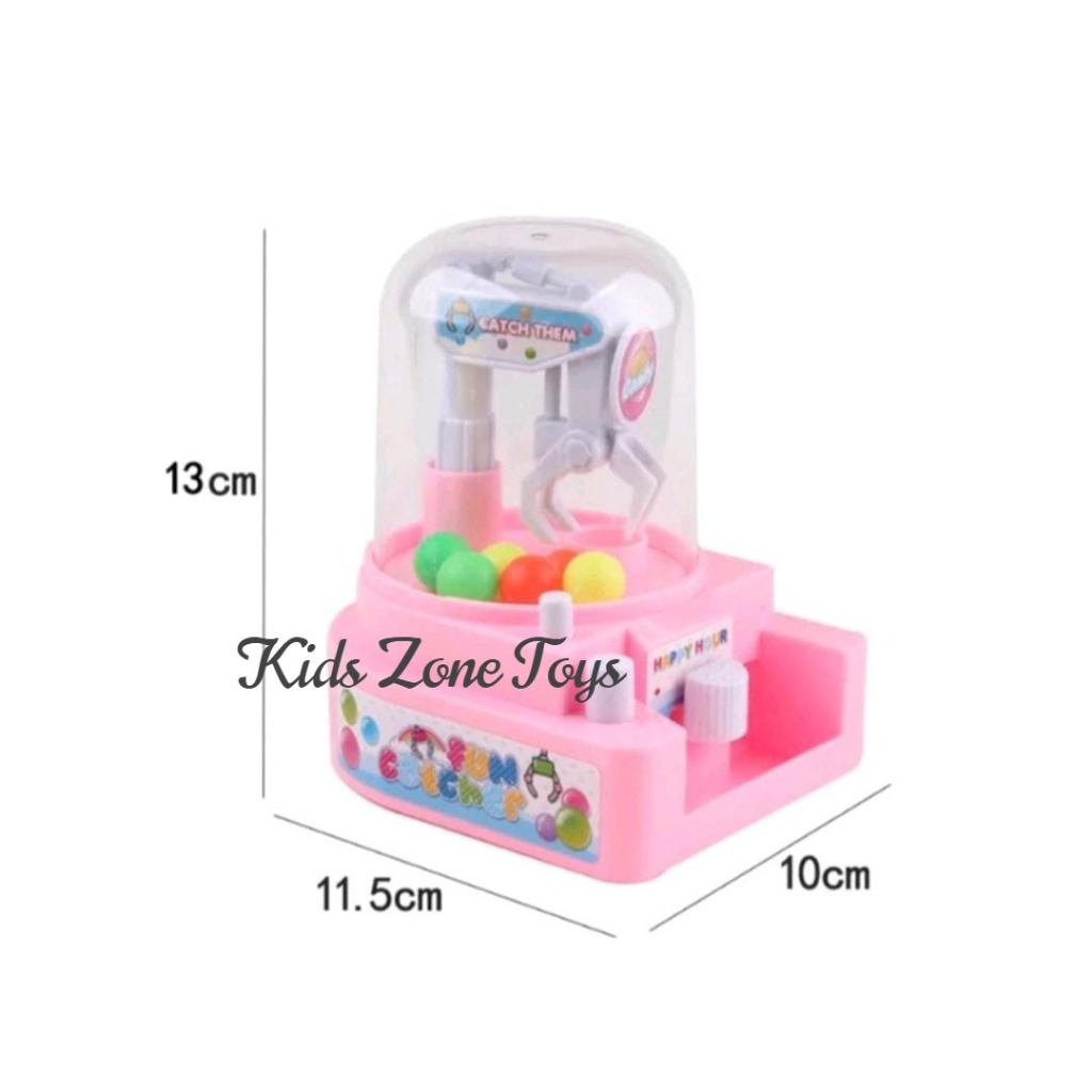 Mainan Capit Bola Claw Machine Ball Catcher Mini Candy Claw Mini Jepit