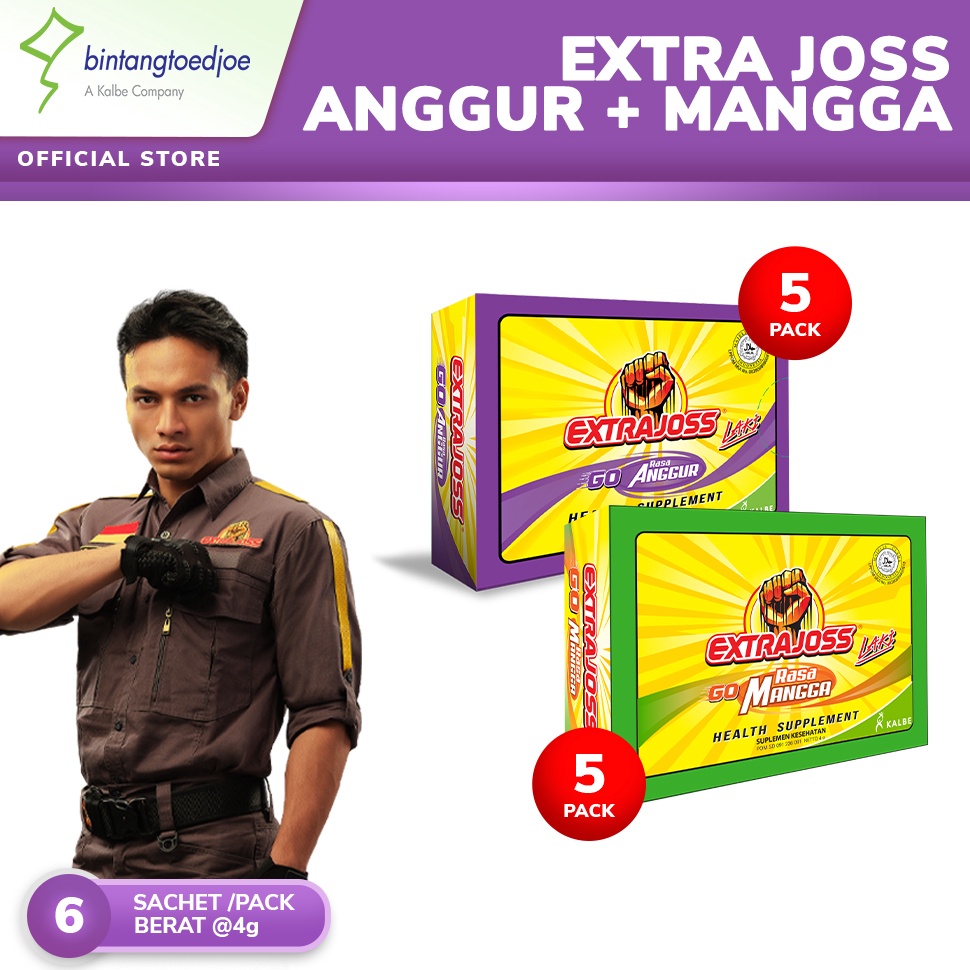 

Larismanis Extra Joss Anggur 5 Pack Extra Joss Mangga 5 Pack