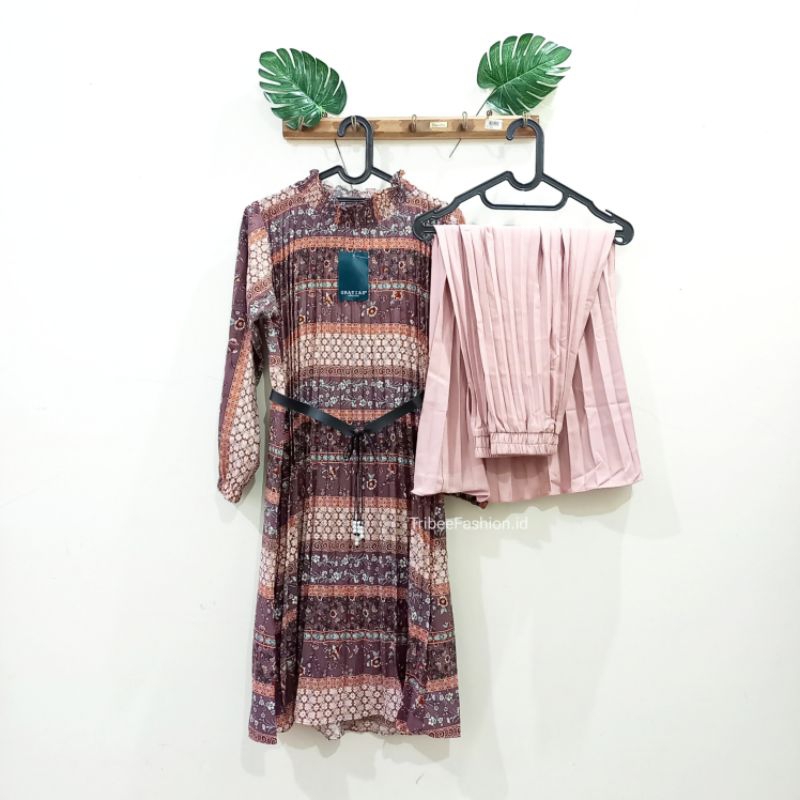 Gamis Plisket Set Rok by GRATIAS