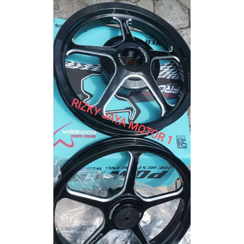 VELG RACING CNC MANDALIKA FROGMAN PNP MATIC HONDA SCOOPY, BEAT,VARIO 110 ,125,150 & 160 CBS RING 14