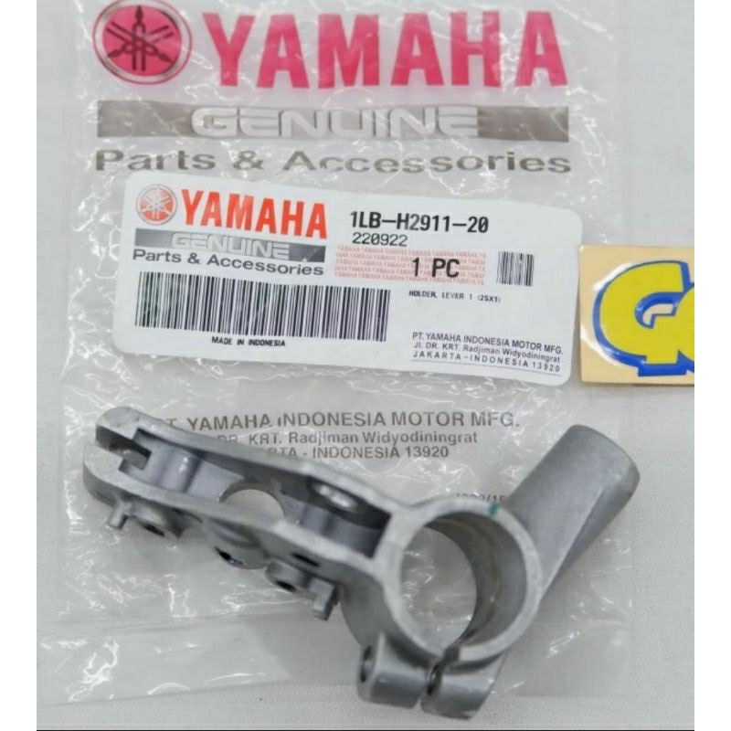 Dudukan Spion Kiri Warna Silver Yamaha Mio J, Mio Gt Original yamaha ygp
