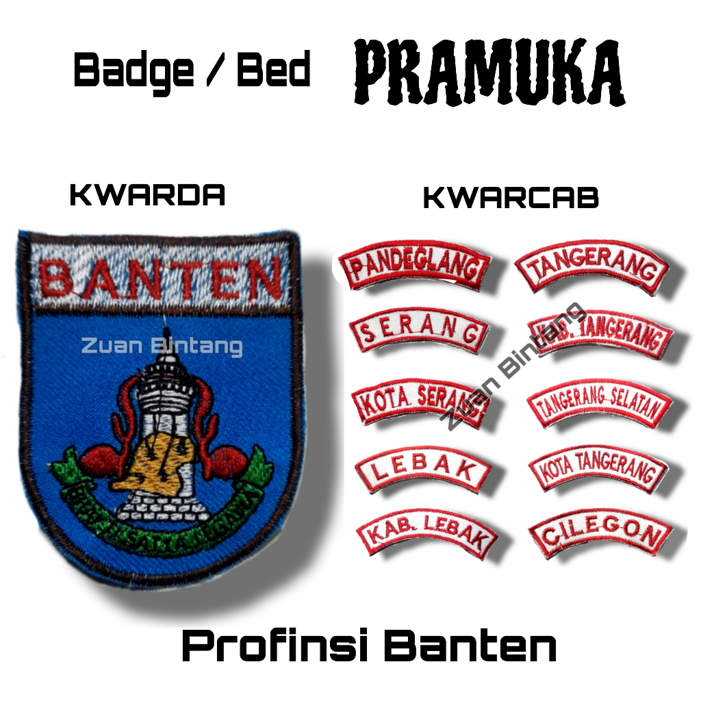 ATRIBUT PRAMUKA KWARTIR CABANG BANTEN