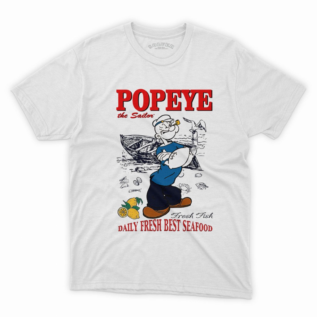 KAOS BAJU KARTUN POPEYE VINTAGE PREMIUM