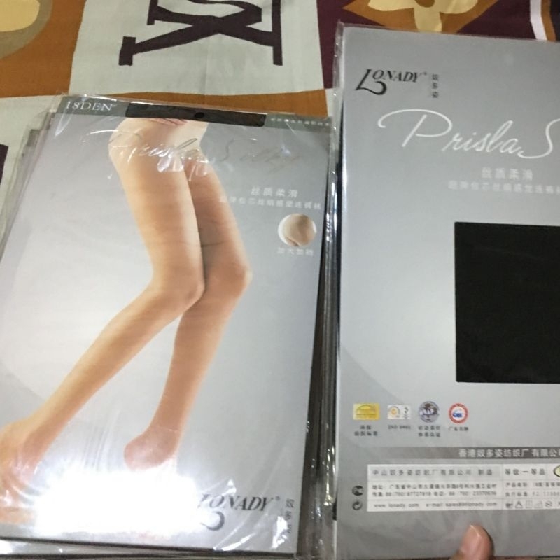 Pantyhose Stocking Lonady Prisla Silky Hitam 18 Denier