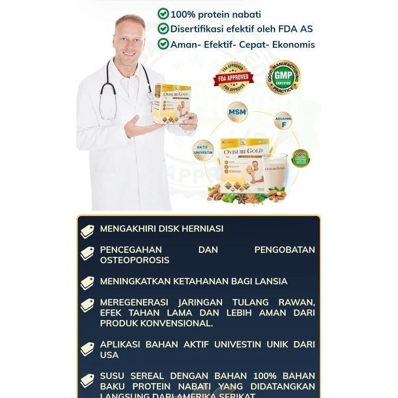 

Untung maksimal PAKET 2 BOX OVISURE GOLD MILK SUSU OBAT TULANG DAN SENDI YG SEHAT 1 DIMFOR USA