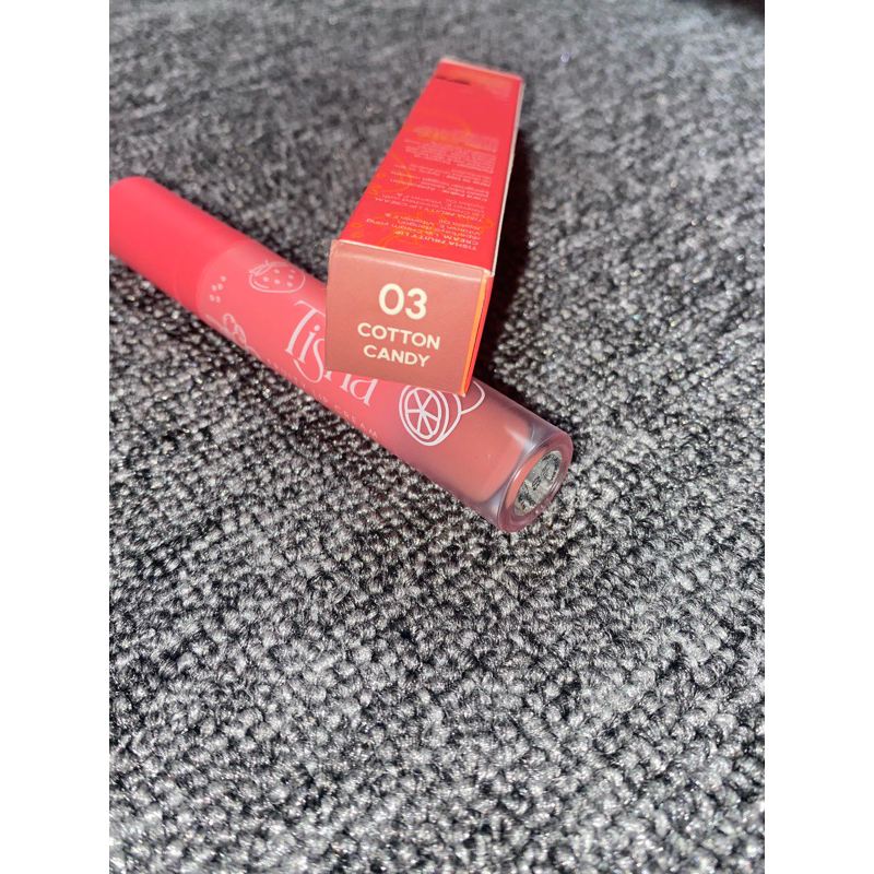 PRELOVED Tisha Beauty Fruity Lip Cream -  | Lip Matte | Lipstick 03 cotton candy