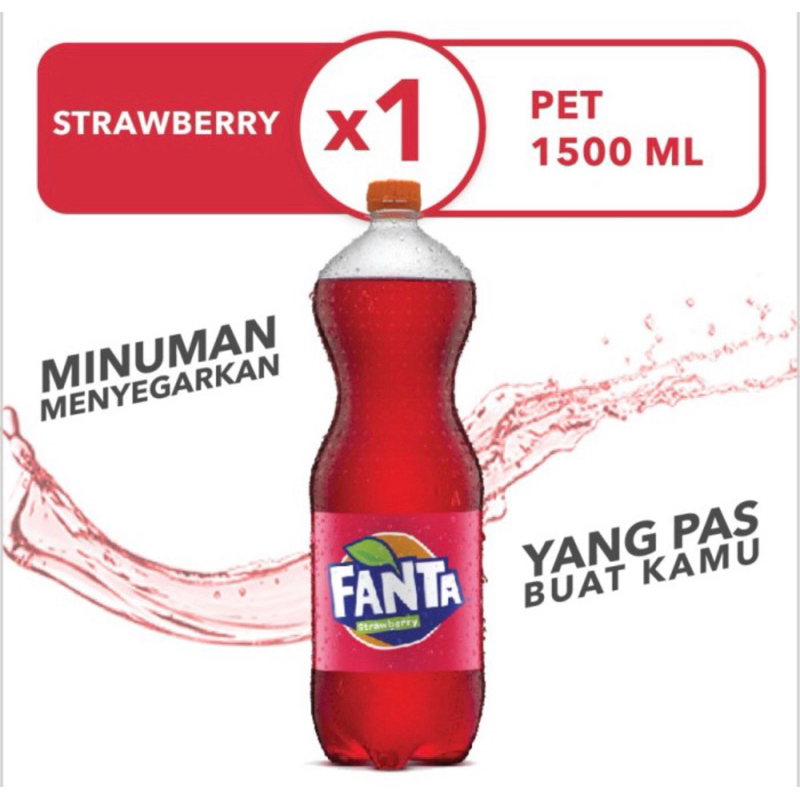 

Fanta Minuman Soda Rasa Strawberry 1500 mL