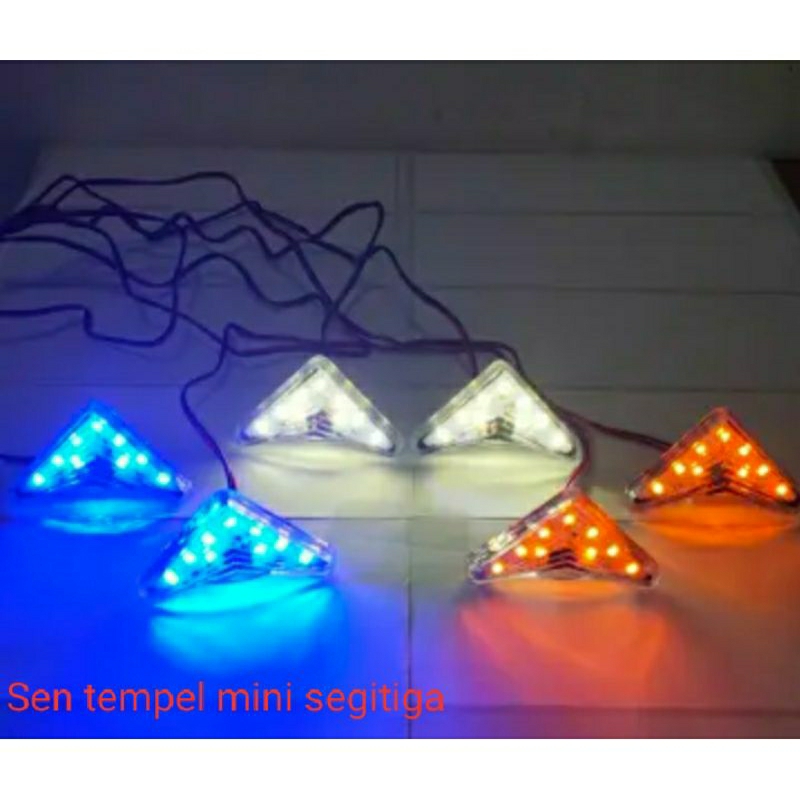 lampu sein tempel Mini segitiga