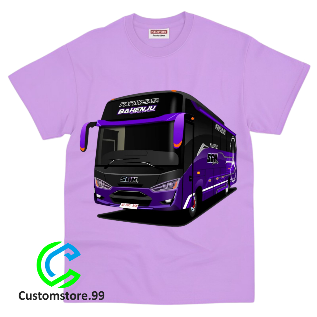 Baju Anak Kaos Anak Bus Pariwisata Bahenzu Terbaru Free Nama