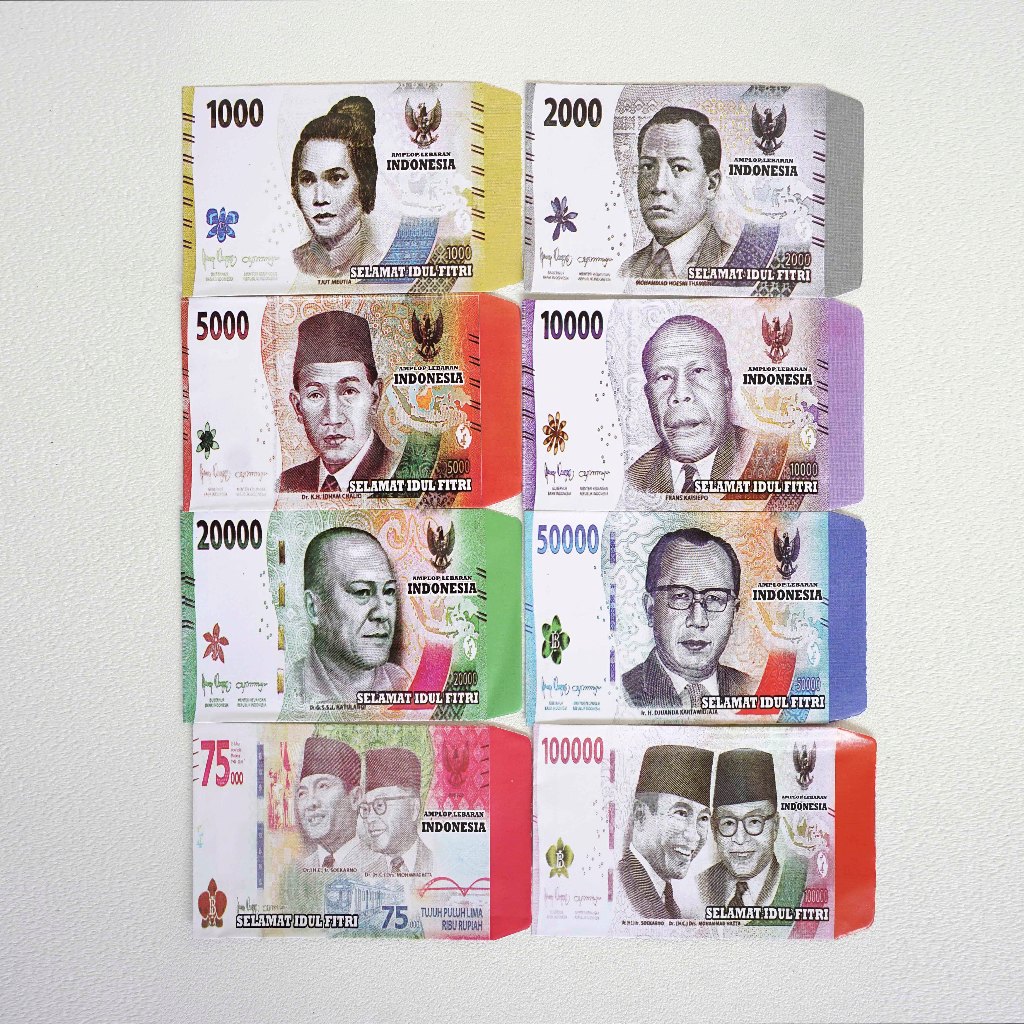 

Paket Grosir Uang Medium 100Pack Amplop Lebaran