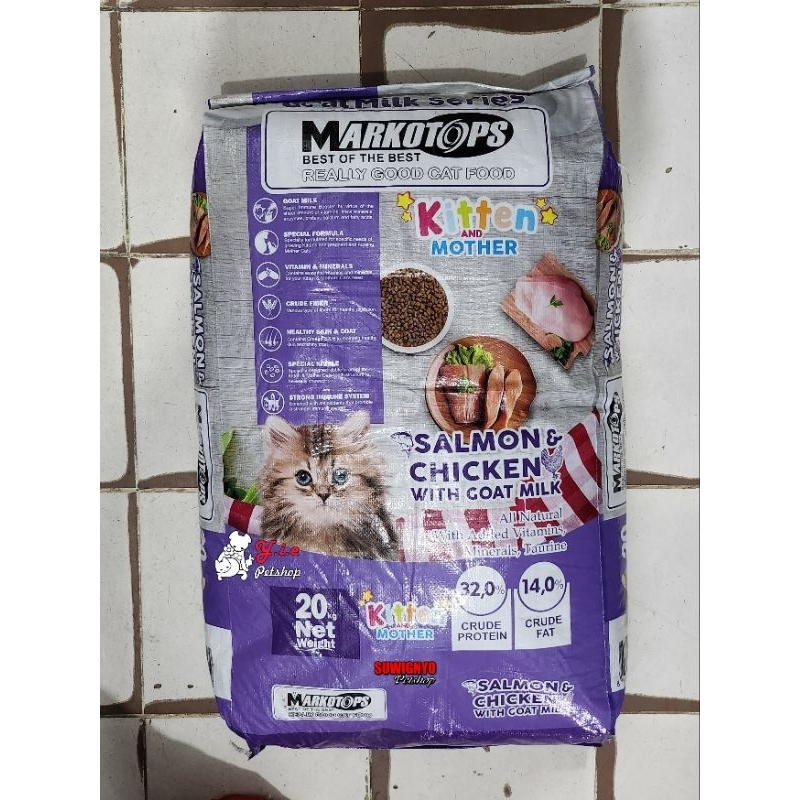 MARKOTOPS kitten salmon chicken 20kg