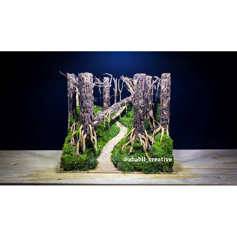 HARDSCAPE JUNGLE 30 CM | HARDSCAPE AQUASCAPE SIAP PAKAI | HARDSCAPE AQUASCAPE | HARDSCAPE BONSAI | D