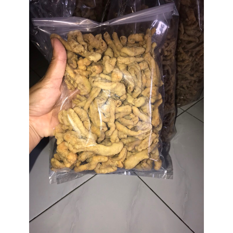 

kripik usus ayam gurih 500 gram