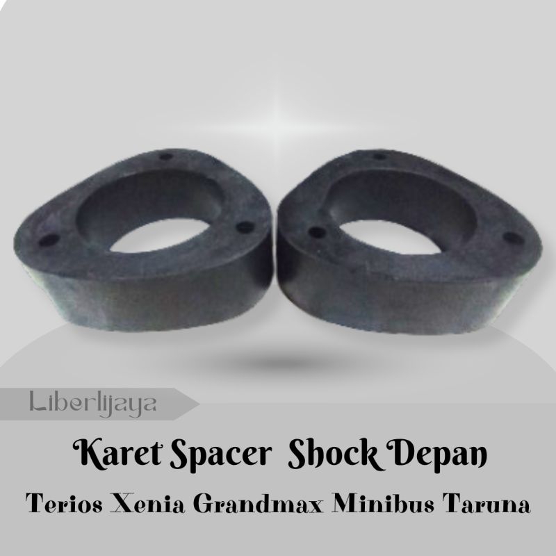 Karet Spacer per tatakan per  Shock Depan Terios, Xenia ,Grandmax Minibus , Taruna Tebal 5cm 1set ka