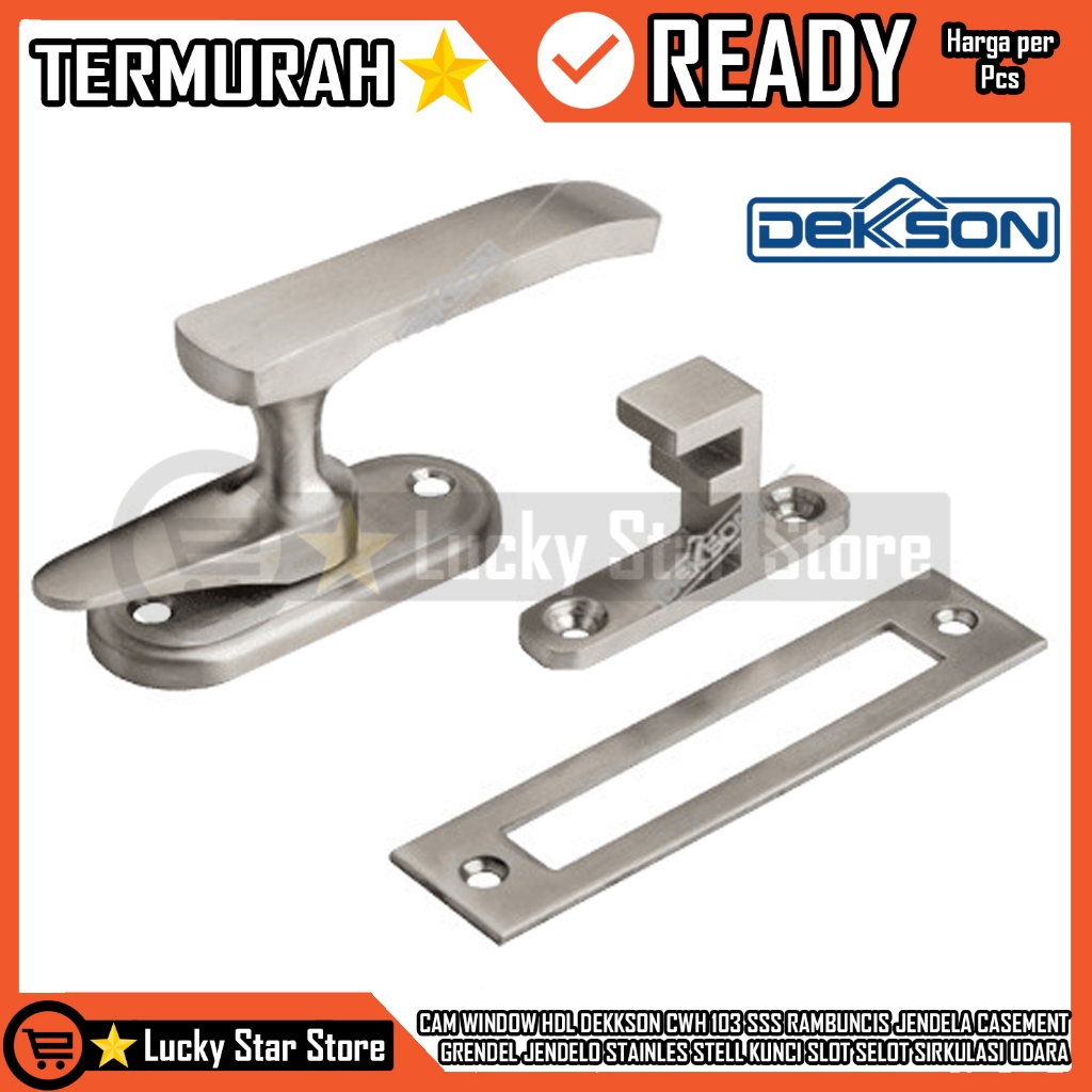 Cam Window Rambuncis Hdl Dekkson Cwh 103 Sss Pengunci Jendela Dekson Handle Kunci Slot Selot Grendel