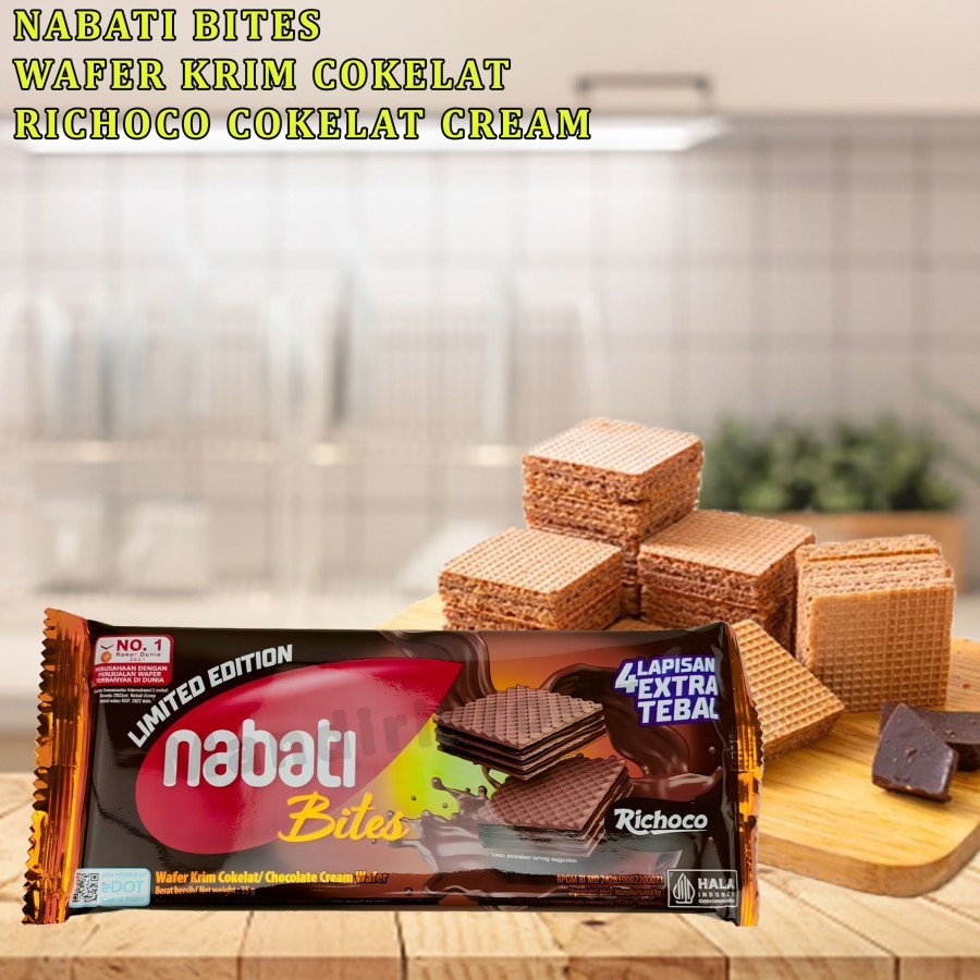 

Wafer Krim Cokelat * Nabati Bites * Richoco Cokelat Cream * 35gr