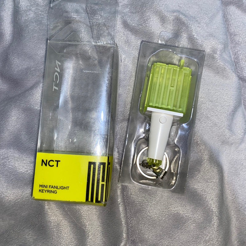 [BOOKED] mini fanlight keyring nct lightstick official SM