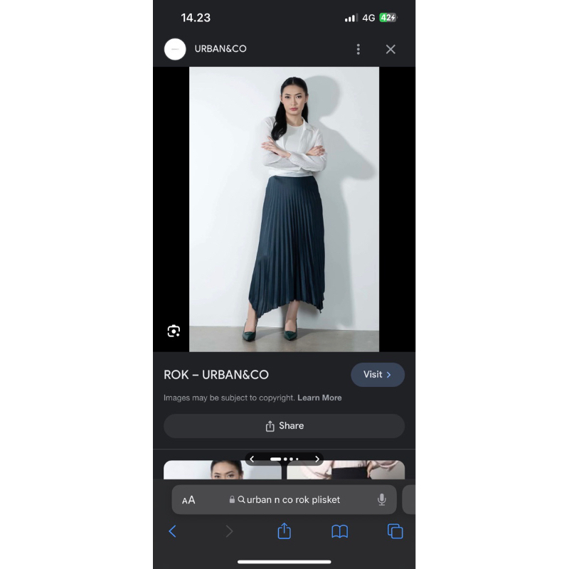 ROK URBAN N CO MIDI ASIMETRIS