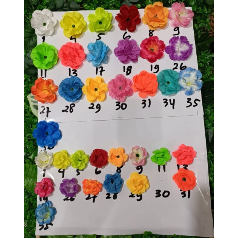 Bunga Suyok papan bunga UK. 4.5cm isi -+ 100 kuntum Elena Florist Medan