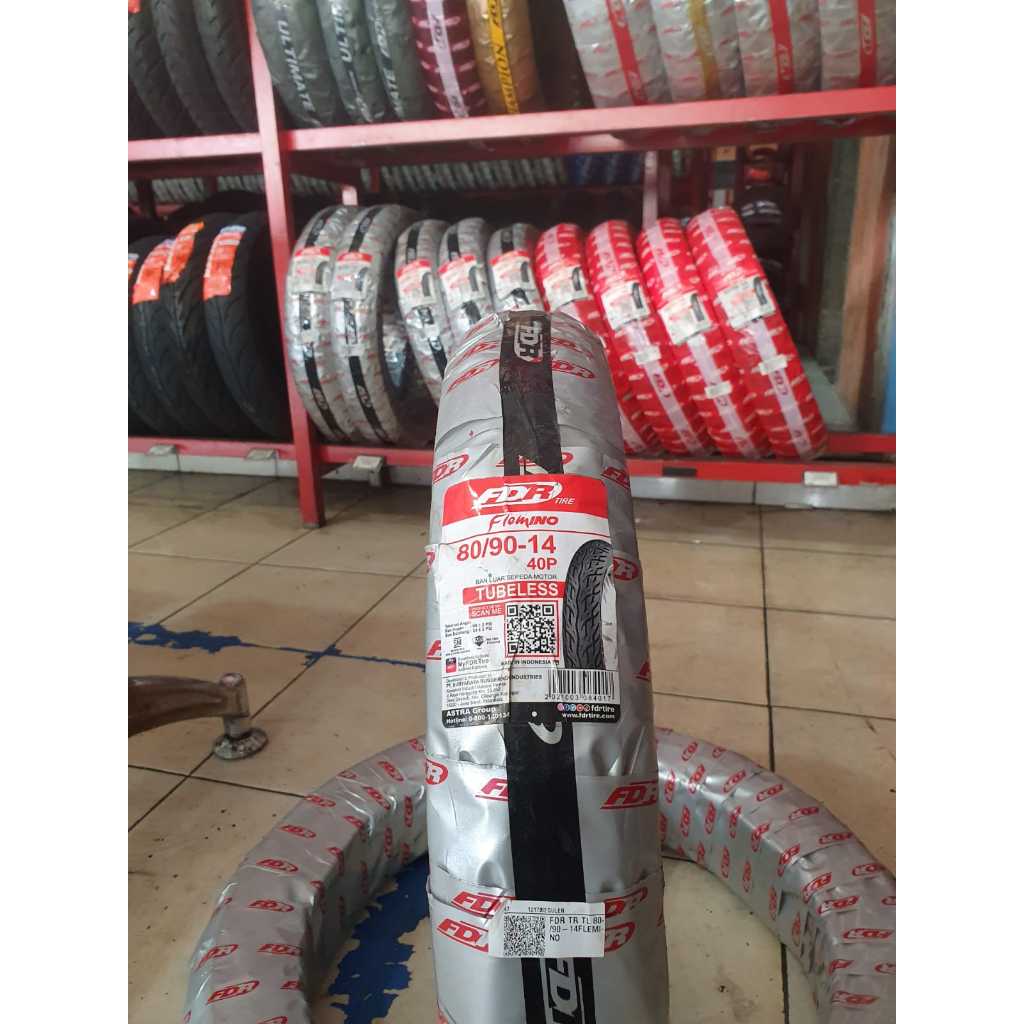 BAN FDR FLEMINO 80/90-14 TUBELESS