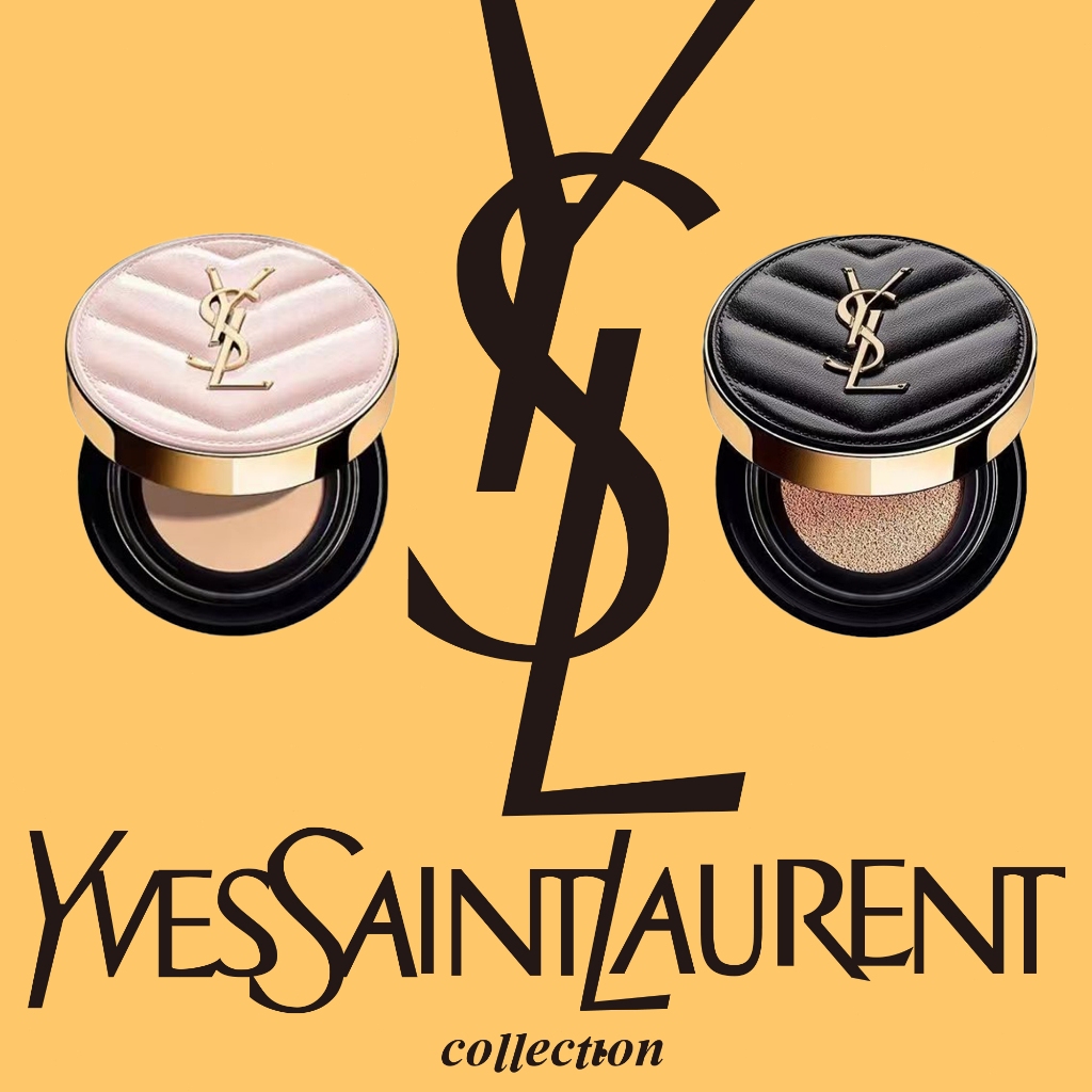 【100% Ori】YSL Yves Saint Laurent Le Cushion Encre De Peau 12g / YSL Cushion Pink /YSL matte Le Cushi