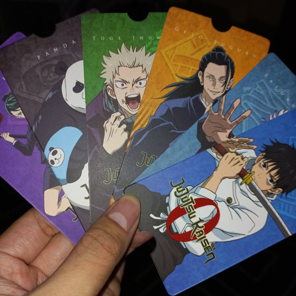 Collectible Ticket CGV JUJUTSU KAISEN '0 Movie' (isi 6 pcs)