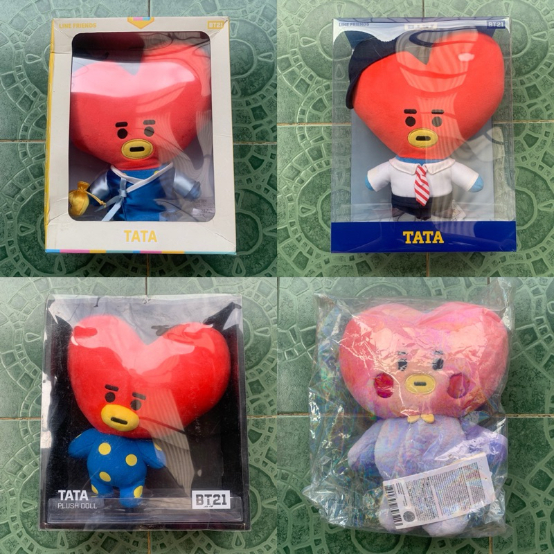 [ Standing Doll ] BT21 TATA (School Rock & Plush)
