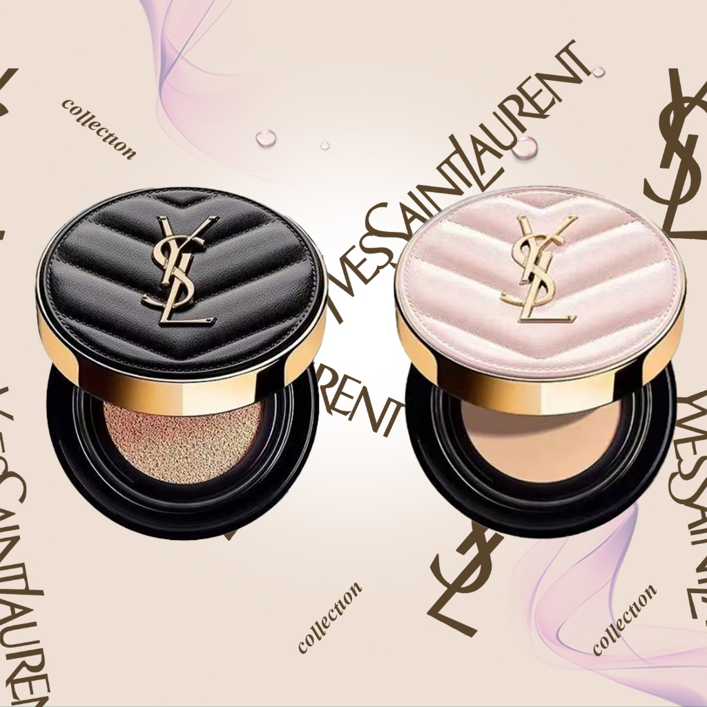 【100% Ori】YSL Yves Saint Laurent Le Cushion Encre De Peau 12g / YSL Cushion Pink /YSL matte Le Cushi