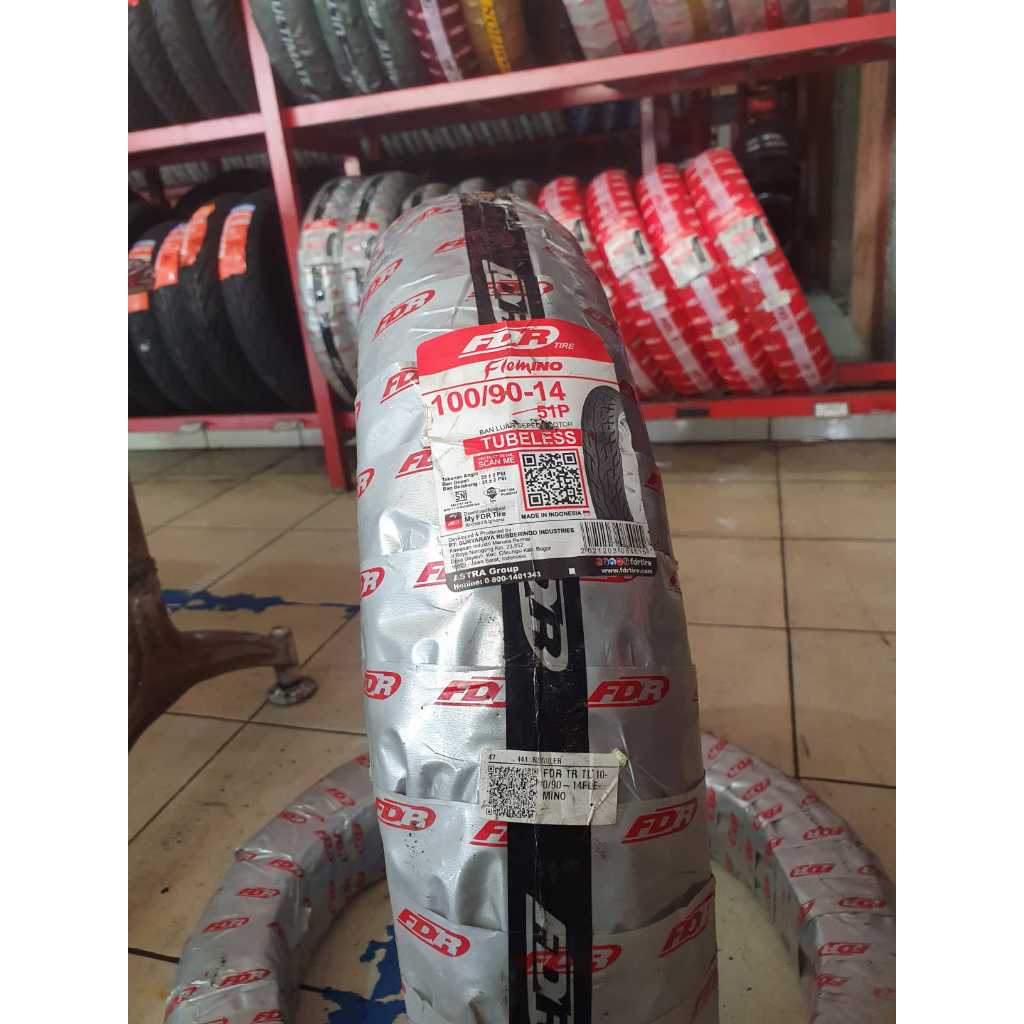 BAN FDR FLEMINO 100/90-14 TUBELESS