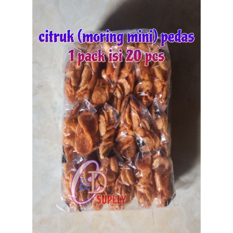 

citruk moring mini pedas 1 pack isi 20 pcs