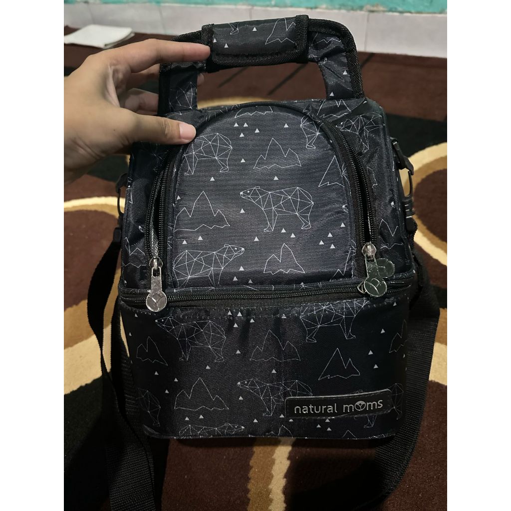 COOLER BAG NATURAL MOMS