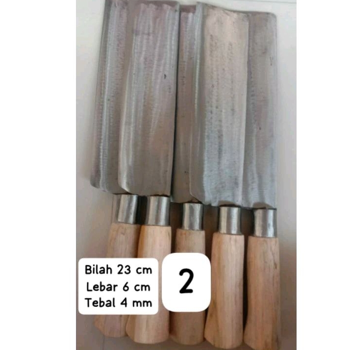 Pisau tulang ayam dan daging