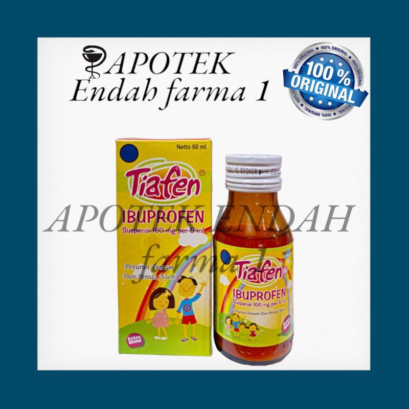TIAFEN SIRUP obat demam dan sakit gigi anak