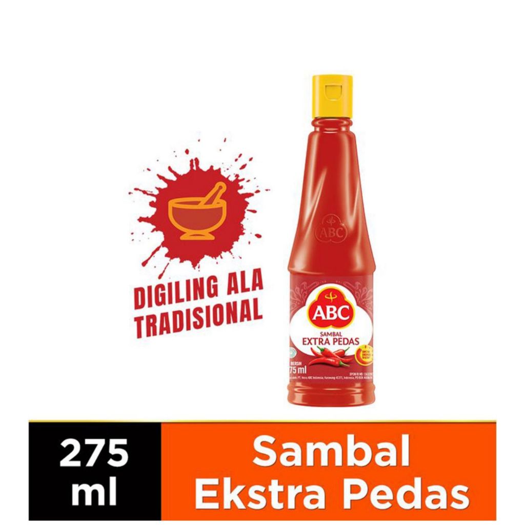 

ABC Saos Sambal Extra Pedas 275ML