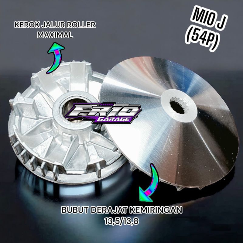 Terbaru! Mio J Pulley Custom Mioj Mio J Rumah Roller Mio Racing Pulley Mio J Kode 54P Pully Racing