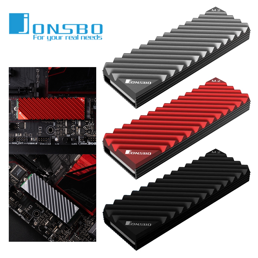 JONSBO Heatsink SSD NVMe M.2 Premium Cooler M2 Aluminum