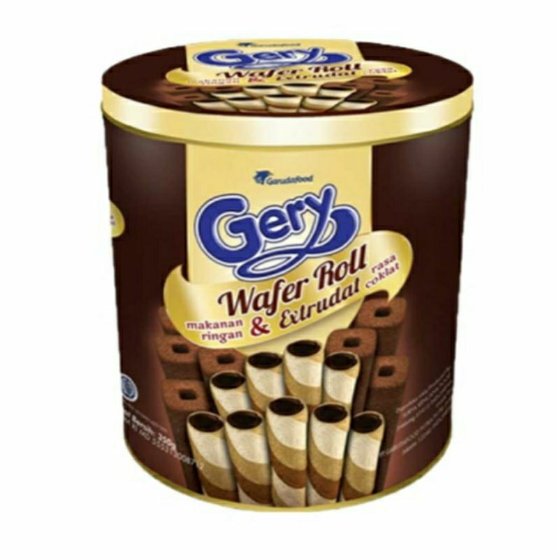 

GERY WAFER ROLL CHOCOLATE 350GR