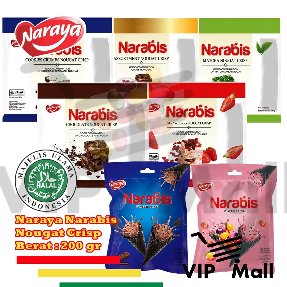 

Harga Grosir NARAYA NARABIS NOUGAT CRISP 2g