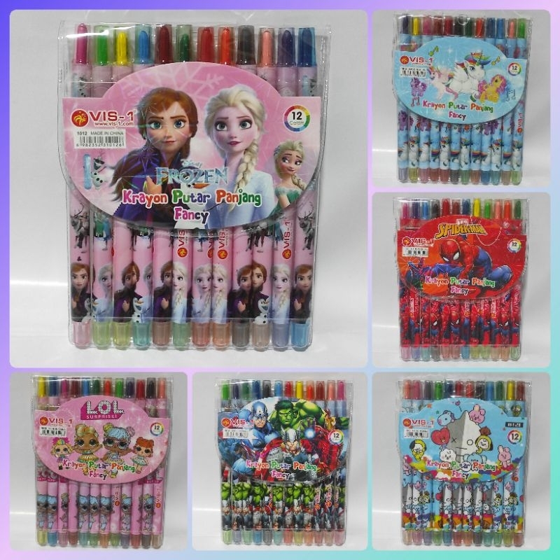 

Crayon Putar Panjang - Crayon Putar 12 Warna - Crayon Putar Panjang 12 Warna - Krayon Putar Panjang 12 Warna
