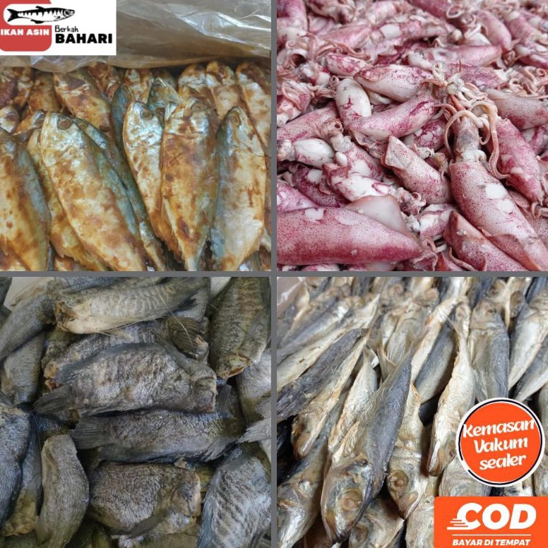 

Discount ikan asin serba 1ribu murah enak terjangkau fresh COD