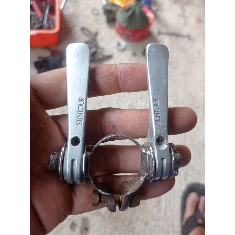 Shifter downtube Suntour sepeda balap jadul