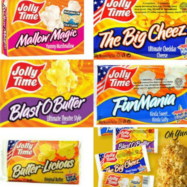 

Update Jolly Time Popcorn Jagung popcorn Halal Popcorn enak USA JollyTime