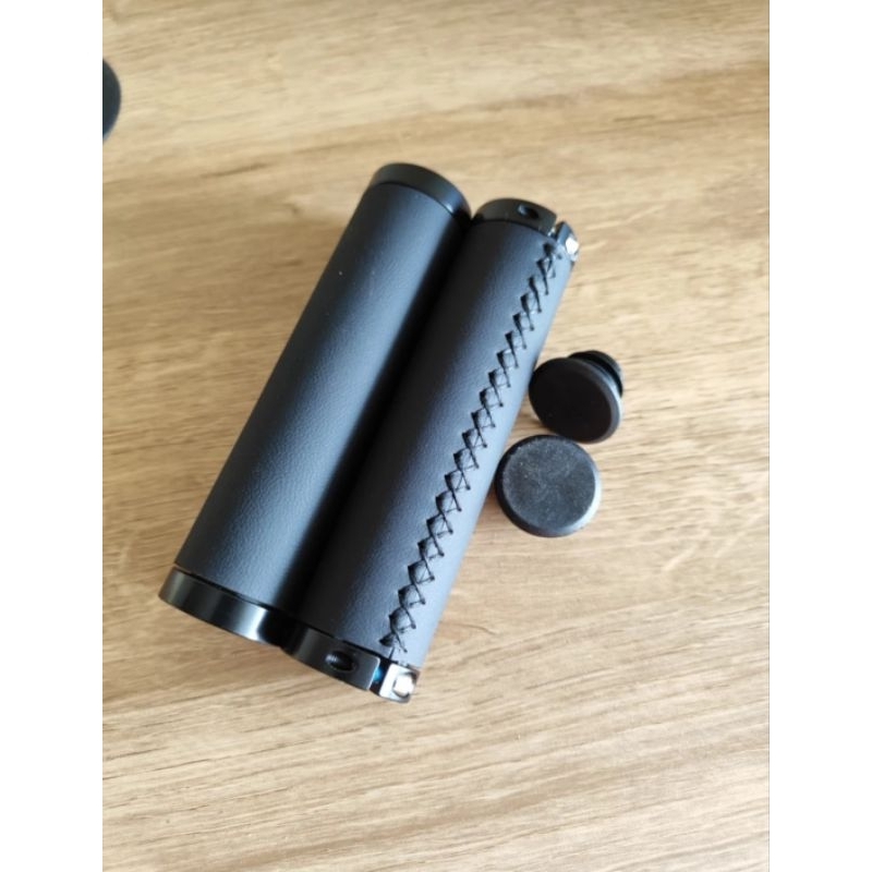 HandGrip Sepeda Klasik KulitCoklatHitam