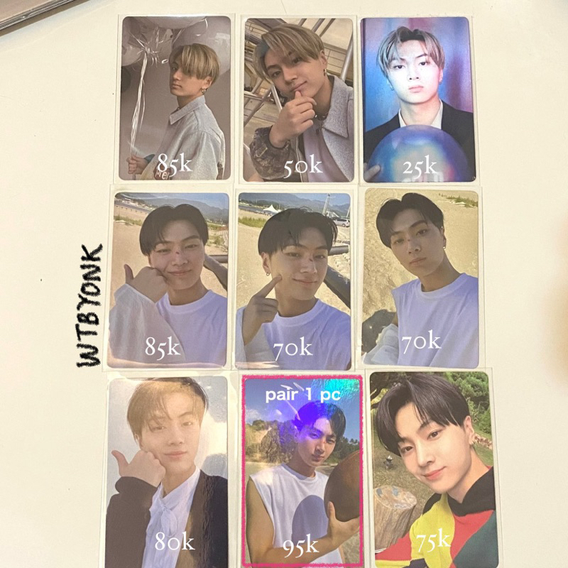 [READY STOCK, READ DESC] Jay Enhypen Photocard (Jay Balon, Jay Dagu, Jay Bene PoB UMS D:A, Jay Otot 