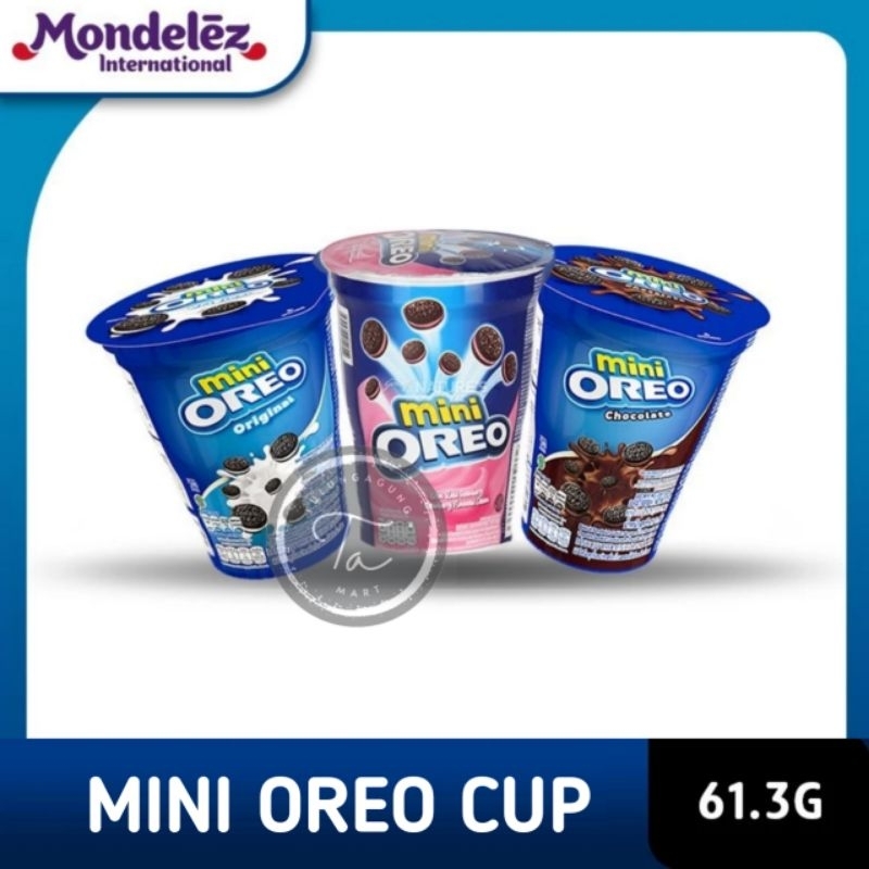 

Mini Oreo CUP Biskuit Vanilla Cup 61.3g Untuk Piknik