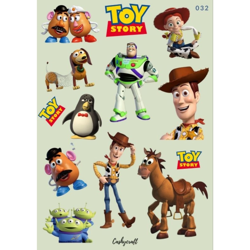 

TOY STORY Sticker Jurnal/Hp/Laptop