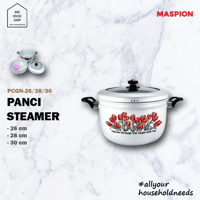 Panci Steamer Dandang Kukusan Aluminium 30 cm Maspion Pancaguna